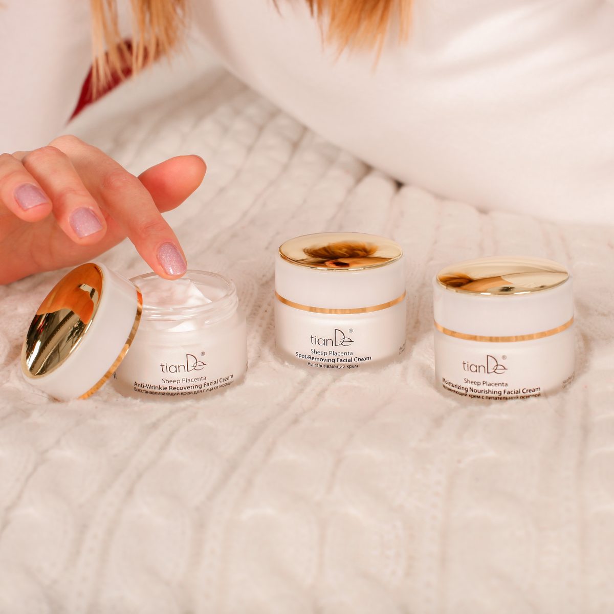 Crème Visage Réparatrice Anti-Rides Placenta de Brebis tianDe 10303 – Image 3