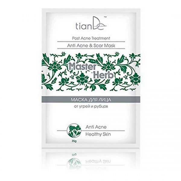 Masque nettoyant visage anti-acné et cicatrices Master Herb 11307 tianDe