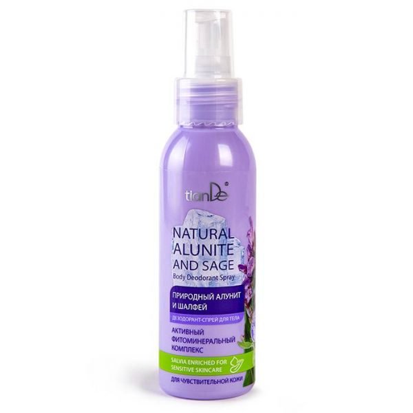 Déodorant spray Alunit et Sauge tianDe 30115