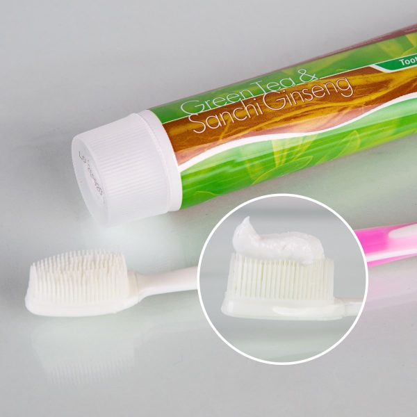 Dentifrice au thé vert et au ginseng Sanchi 60144 tianDe