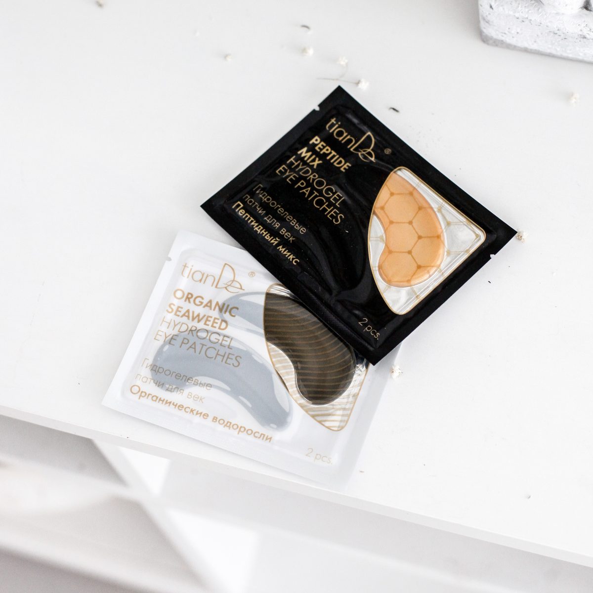 Patchs pour les yeux en hydrogel à mélange de peptides 50114 tianDe – Image 2