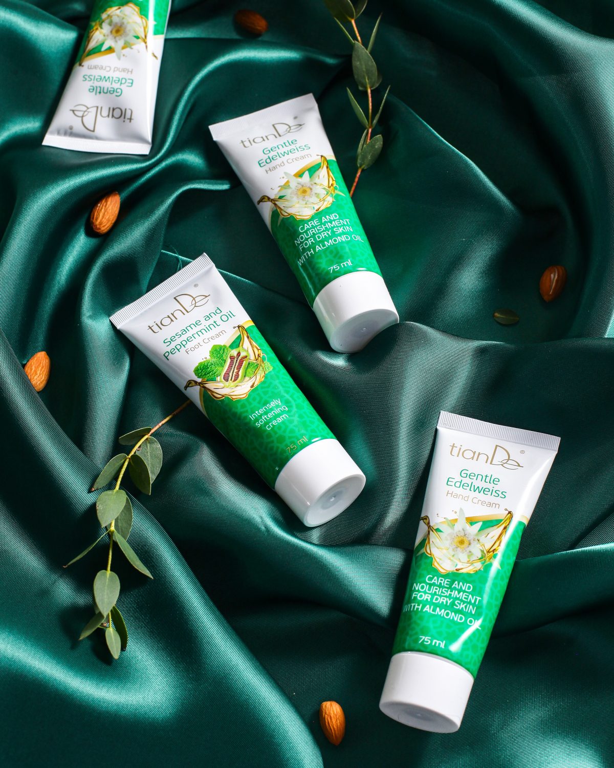 Crème pour les pieds Huile de sésame et menthe poivrée tianDe 40116 – Image 2