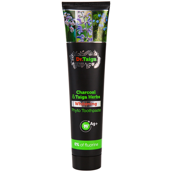 Dentifrice blanchissant au charbon actif et herbes Taïga 45910 tianDe