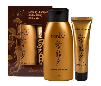 Coffret beauté Shampooing et Masque capillaire au ginseng 20101 tianDe