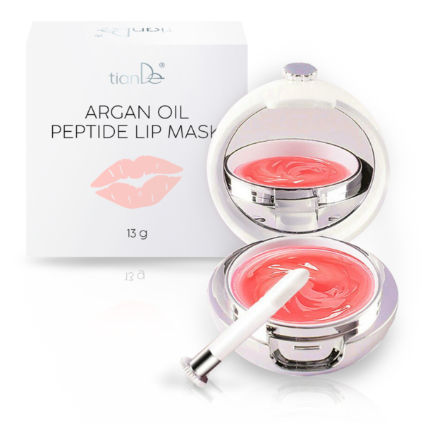 Masque pour les lèvres aux peptides à l'huile d'argan