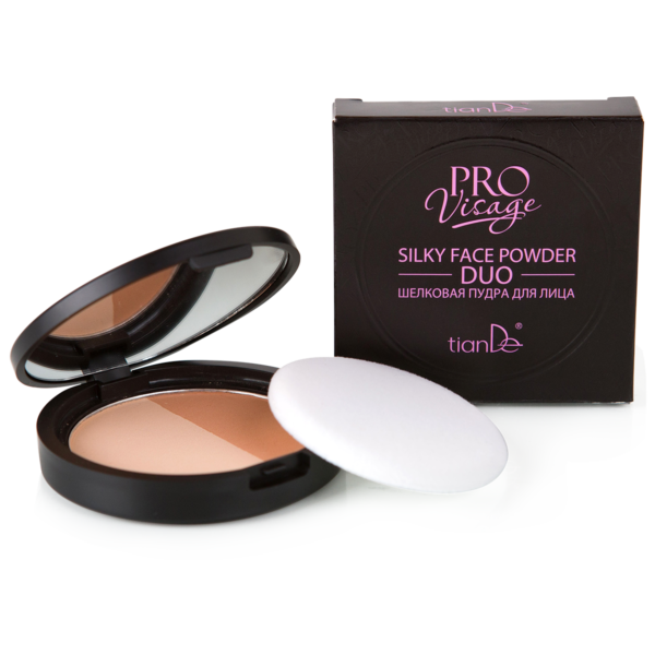 Poudres duo soyeuses pour le visage 80921/02 tianDe