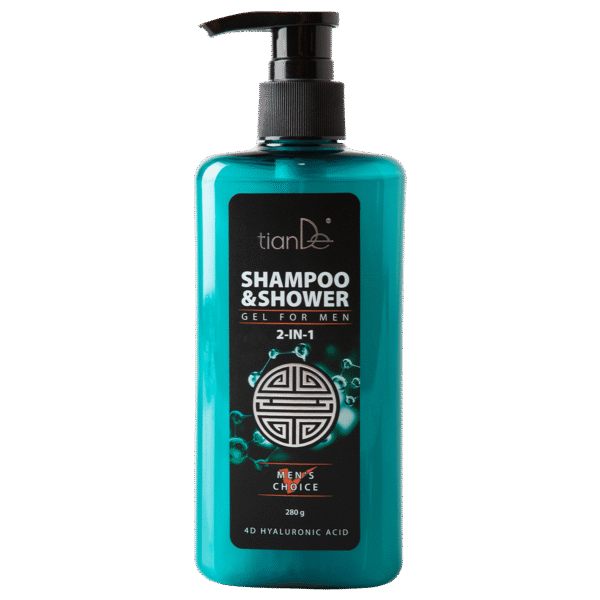 Shampoing et gel douche pour hommes 2 en 1 20163-2 tianDe