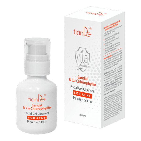 Gel nettoyant visage pour peaux à tendance acnéique 16312 tianDe
