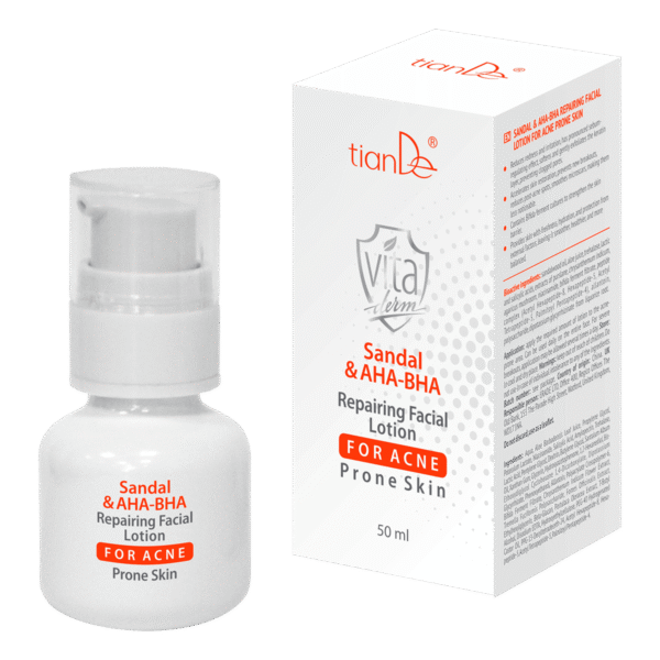 Lotion réparatrice aux AHA-BHA pour les peaux acnéique 16313 tianDe